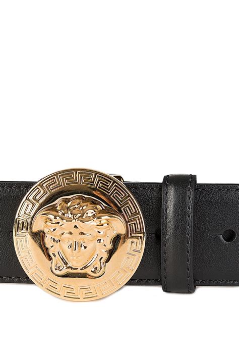 versace medusa gold belt on waist|most expensive versace belt.